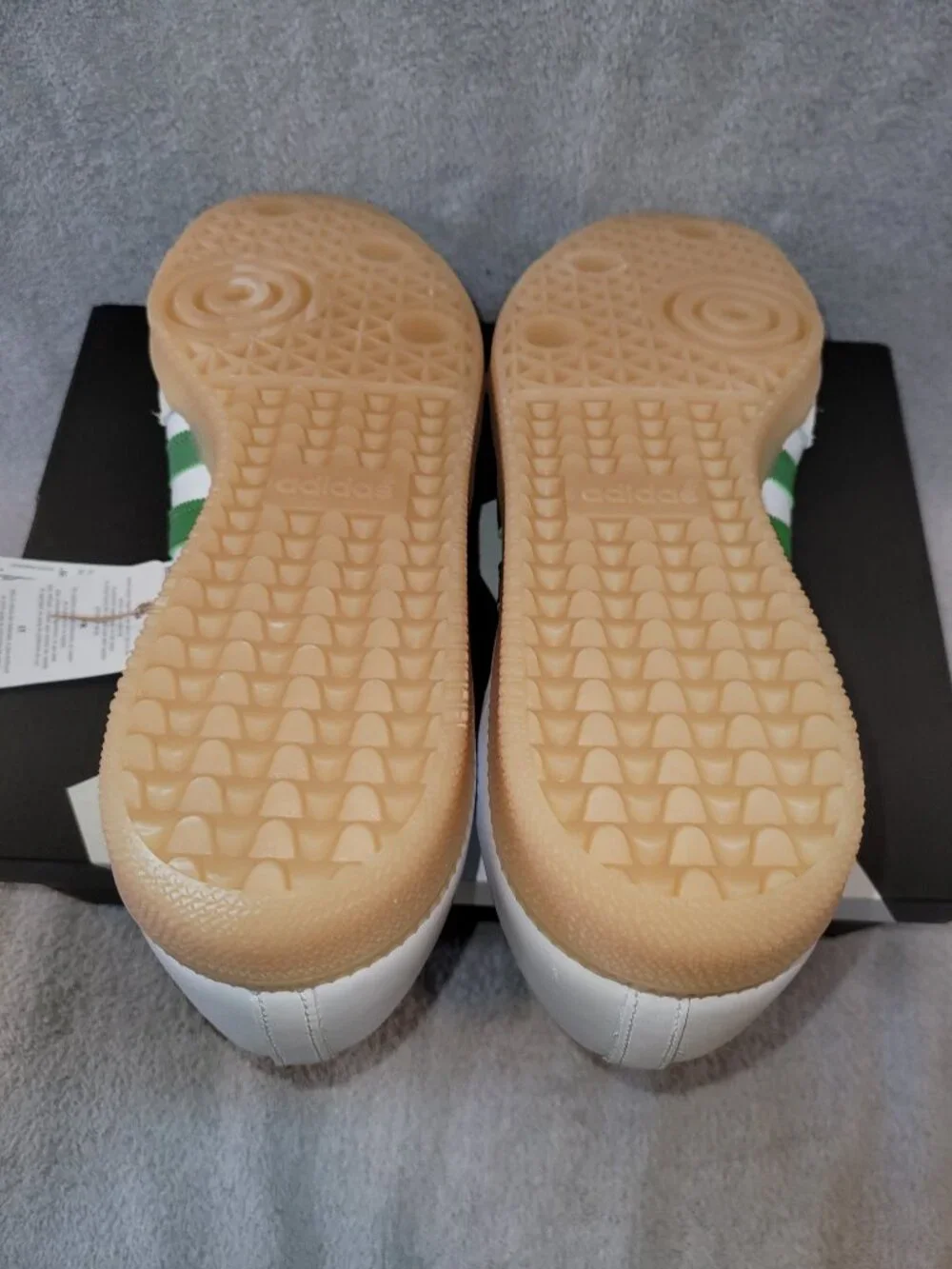 Adidas Samba ADV Sneakers NEW White / Crew Green / Tan Sneakers Men's Size 12